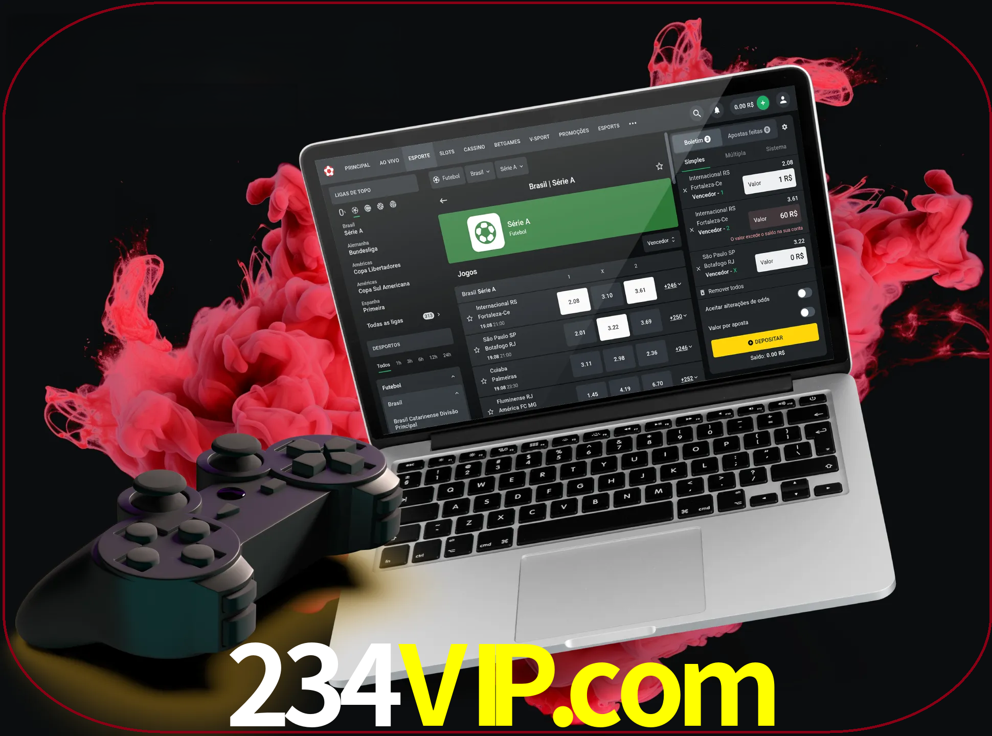 Visite a secção especial de jogos de vídeo em 234vip para descobrir em que jogos pode apostar e ganhar muito dinheiro.