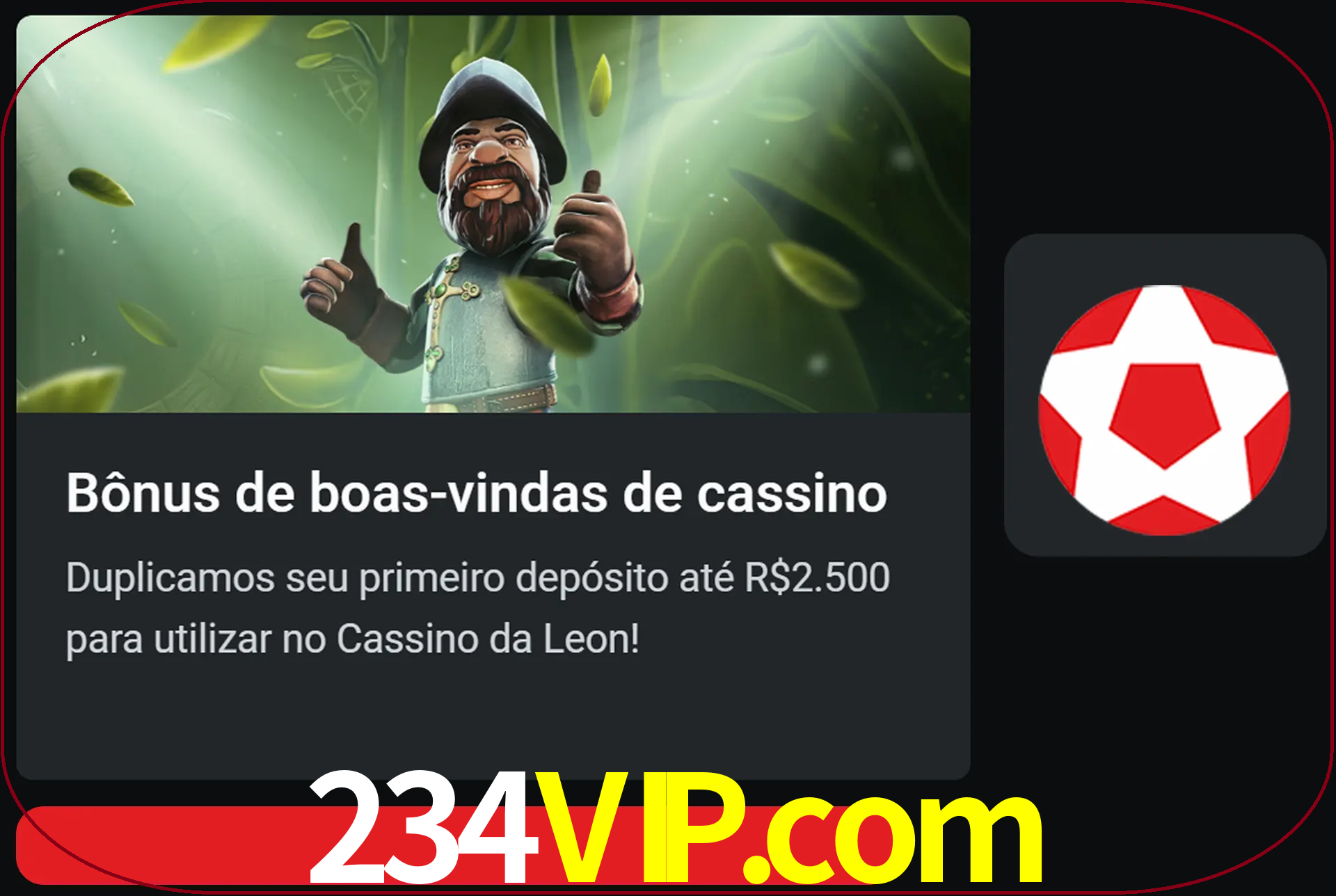 Receba seu dinheiro do bônus de boas-vindas após o primeiro depósito.