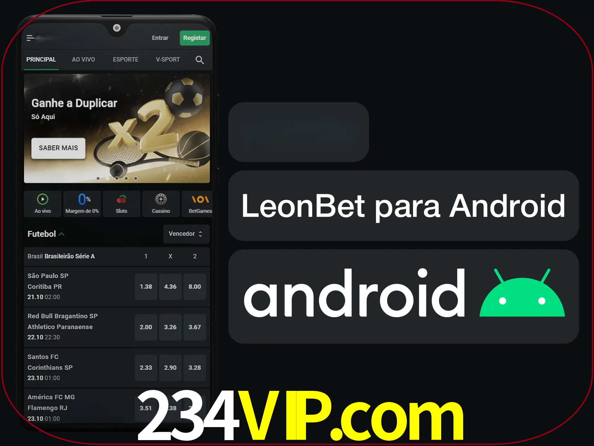 Adquira sua versão poket de LeonBet.